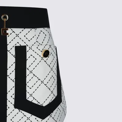 Elisabetta Franchi Geometric Patterned Midi Skirt