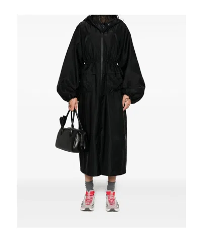 Cecilie Bahnsen Long Sleeve Windbreaker In Black