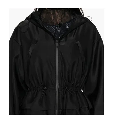 Cecilie Bahnsen Long Sleeve Windbreaker In Black