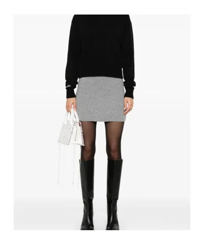 Sportmax Skirt In Gray