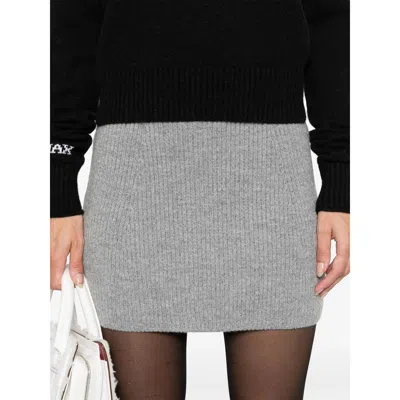 Sportmax Skirt In Gray