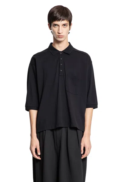 Ancellm Pocket Polo Shirt In Black