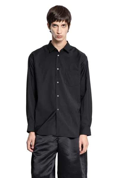 Comme Des Garçons Shirt Man Shirt Black Size Xl Polyester In Black