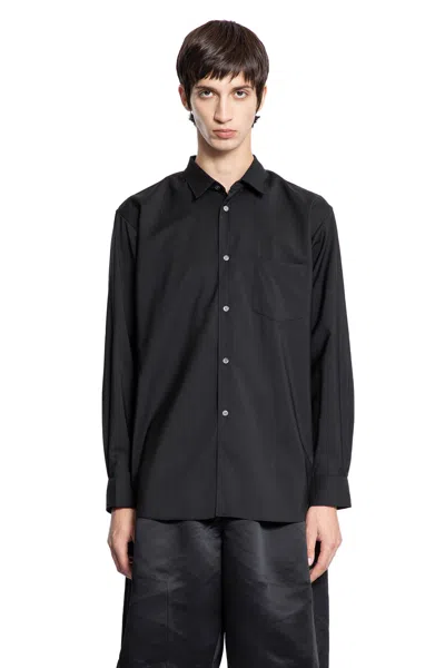 Comme Des Garçons Shirt Man Shirt Black Size Xl Polyester In Black