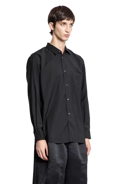 Comme Des Garçons Shirt Man Shirt Black Size Xl Polyester In Black