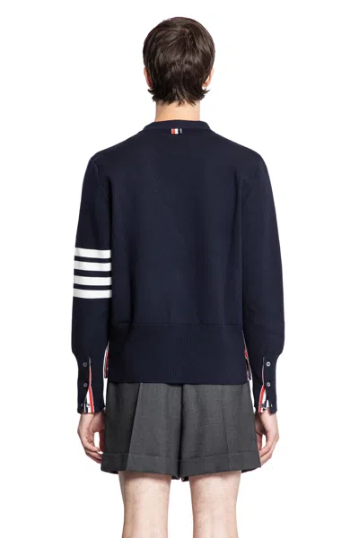 Thom Browne Milano Stitch 4-bar Cardigan In Black