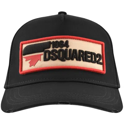 Dsquared2 Logo-patch Baseball Cap In Black