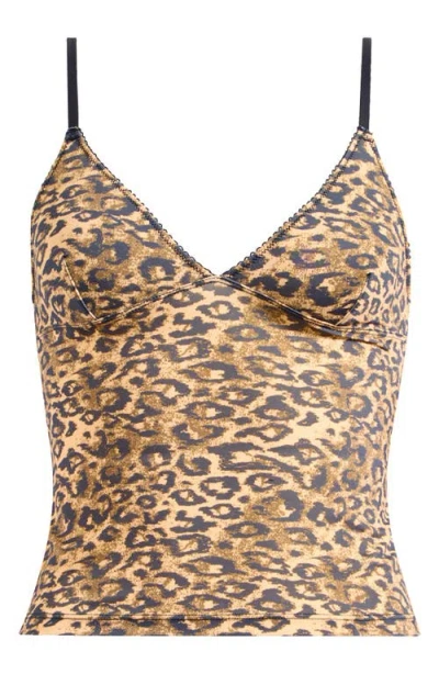 Bdg Urban Outfitters Je T'aime Camisole In Brown