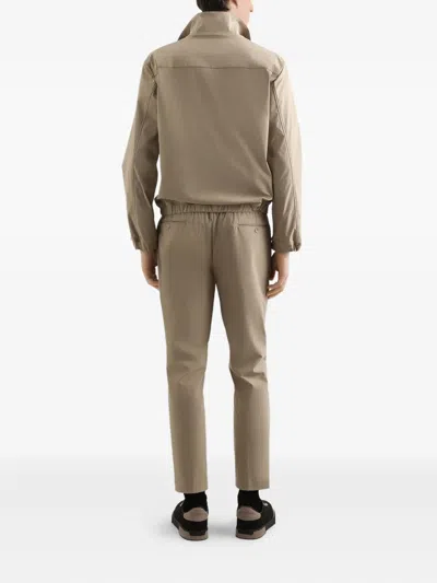 Dolce & Gabbana Trousers With Back Pockets And Belt Loops In Brown