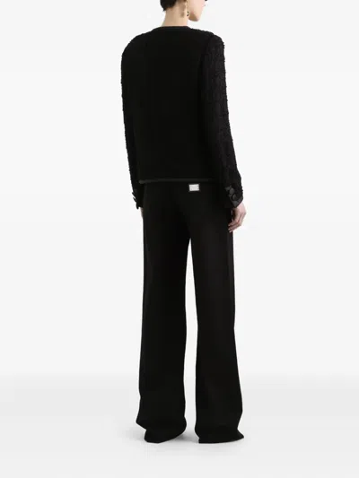 Dolce & Gabbana Denim 5-pocket Trousers In Black
