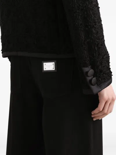 Dolce & Gabbana Denim 5-pocket Trousers In Black