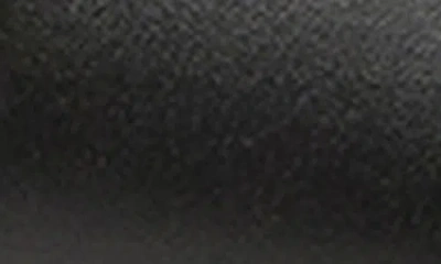 Fendi F Buckle Leather Slide Sandals In Black