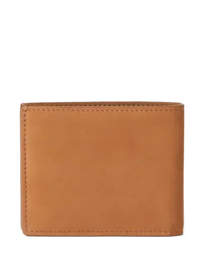 Brunello Cucinelli Logo-embossed Bi-fold Wallet In Pattern