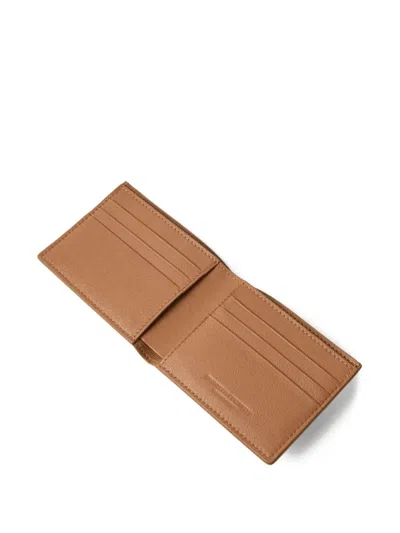Brunello Cucinelli Logo-embossed Bi-fold Wallet In Pattern