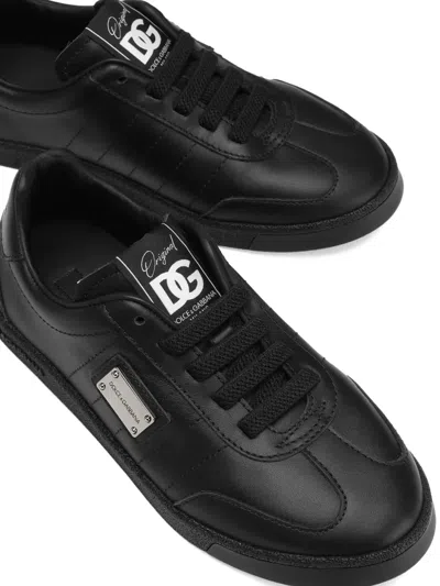 Dolce & Gabbana Saint Tropez Sneakers In Black