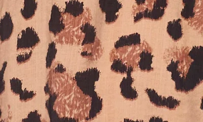 Halogen ® Smocked Flutter Sleeve Top In Brown