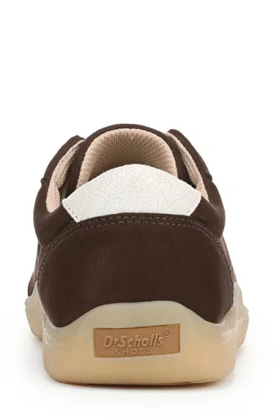 Dr. Scholl's Women's Be True Court Inspired Lace Up Sneakers In Brown