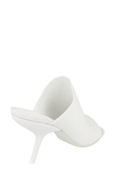 Ferragamo Era Slide Sandal In White