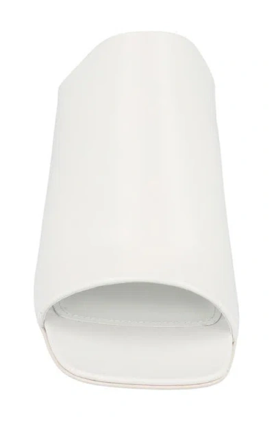 Ferragamo Era Slide Sandal In White