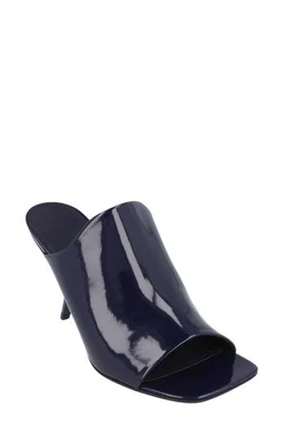 Ferragamo Woman Sandals Midnight Blue Size 8 Leather