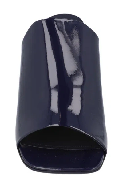 Ferragamo Woman Sandals Midnight Blue Size 8 Leather