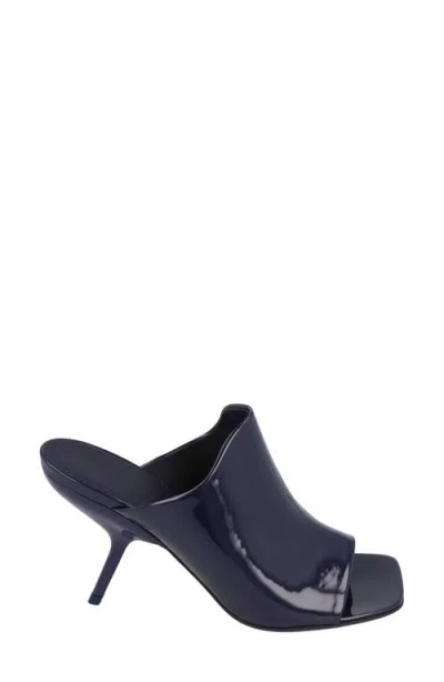 Ferragamo Woman Sandals Midnight Blue Size 8 Leather
