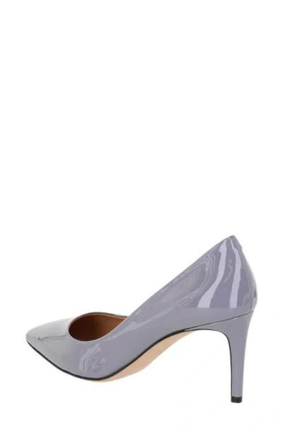 Ferragamo Ilary Pointed-toe Patent Pumps In Purple