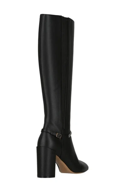 Ferragamo Triba Leather Knee-high Boots In Black