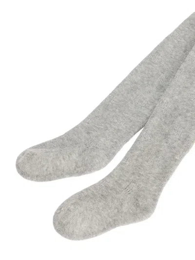 Dolce & Gabbana Mélange-effect Socks In Gray
