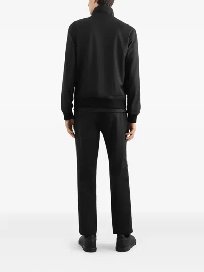 Dolce & Gabbana Jacket With Logo Plaque In Black