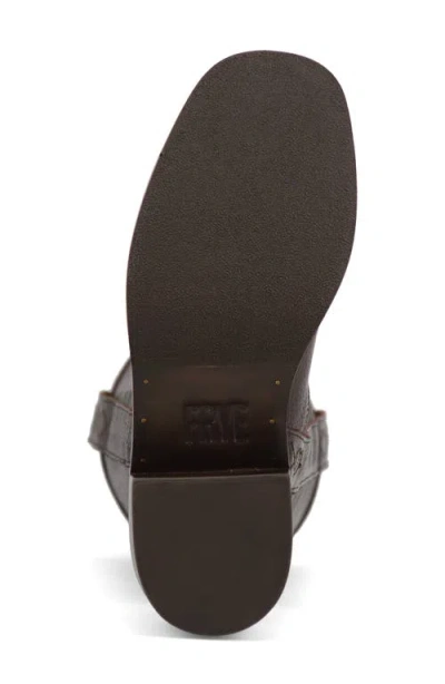 Frye Kate Leather Pull-on Boots In Brown