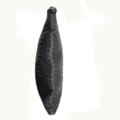 Pre-owned Bottega Veneta Gray Leather Shoulder Bag ()