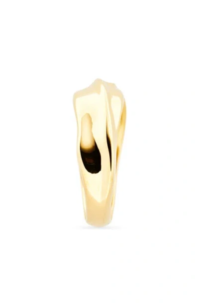 Monica Vinader Nomade Stacking Ring In Gold