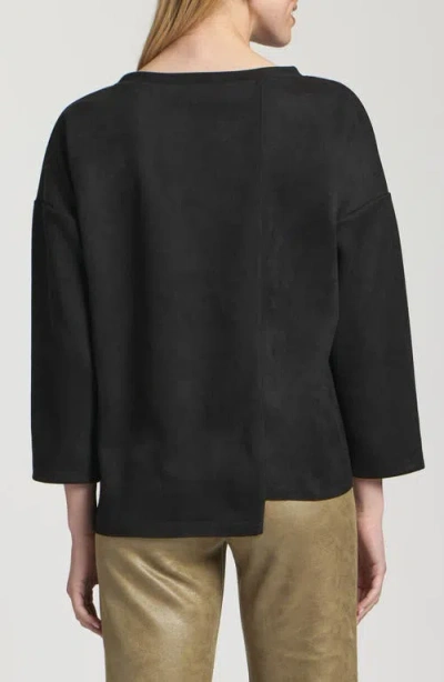Apny Asymmetric Pullover In Black