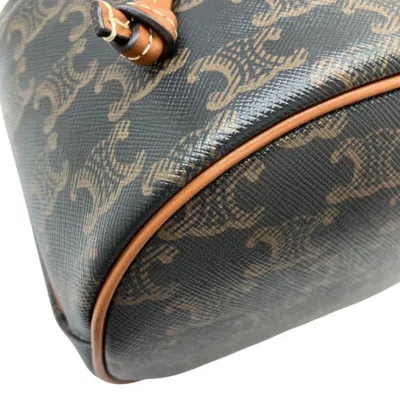Pre-owned Celine Brown Canvas Backpack ()