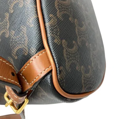 Pre-owned Celine Brown Canvas Backpack ()