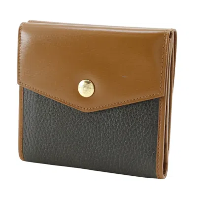 Pre-owned Celine Brown Leather Wallet (bi-fold) ()