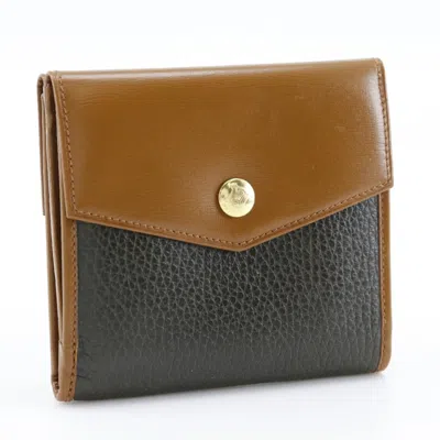 Pre-owned Celine Brown Leather Wallet (bi-fold) ()