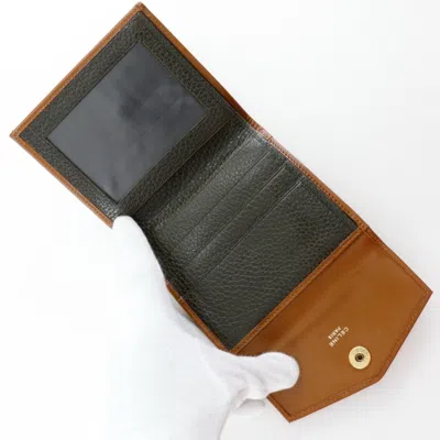 Pre-owned Celine Brown Leather Wallet (bi-fold) ()