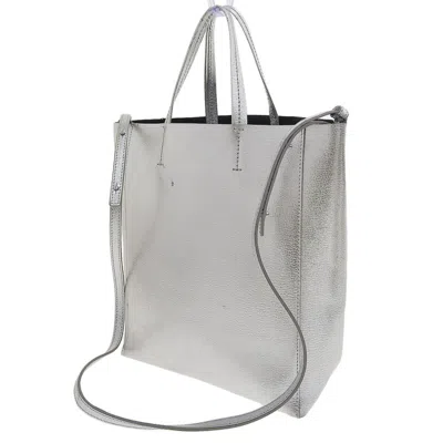 Pre-owned Celine Silver Leather Handbag Shoulder Bag ()