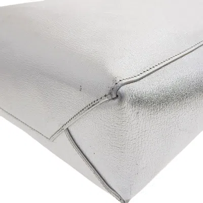 Pre-owned Celine Silver Leather Handbag Shoulder Bag ()