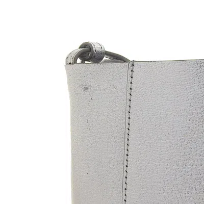 Pre-owned Celine Silver Leather Handbag Shoulder Bag ()