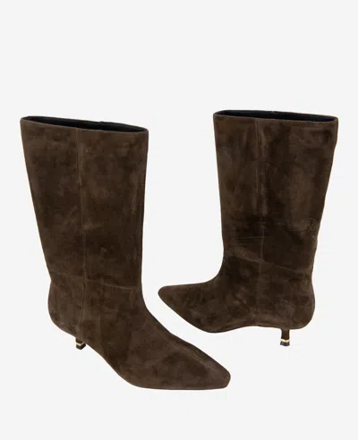 Kenneth Cole Meryl Suede Bootie In Brown