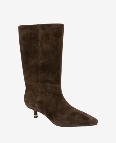 Kenneth Cole Meryl Suede Bootie In Brown