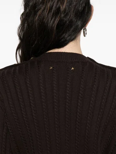 Golden Goose Brown Wool Blend Sweater In Brown