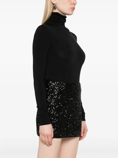 Wolford String Bodysuit  In Black
