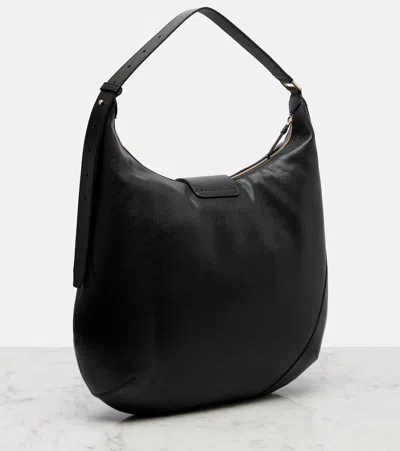 Jimmy Choo Borsa A Spalla Con Stampa Logo In Black