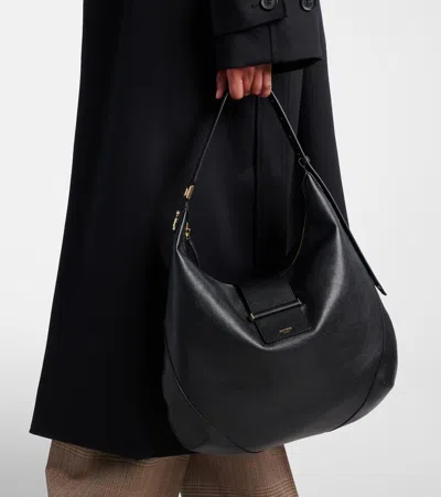 Jimmy Choo Borsa A Spalla Con Stampa Logo In Black