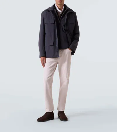 Tod's Technical Vest In Gray