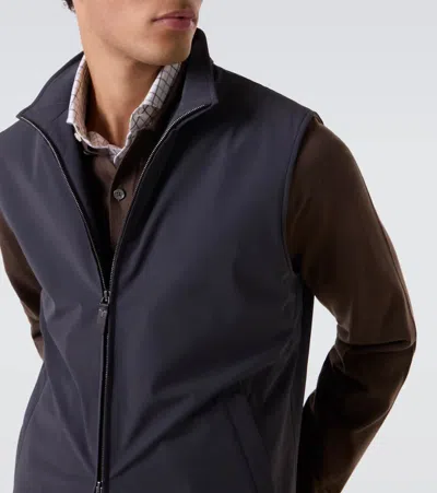 Tod's Technical Vest In Gray